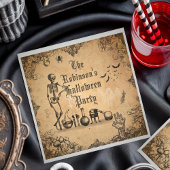 Vintage Goth Halloween Spooky Custom  Servet