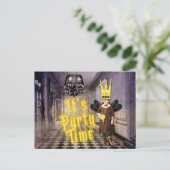 Vintage Goth Invitation du parti Halloween (Debout devant)