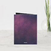 Vintage Goth Purple Flore foncée (Dos)