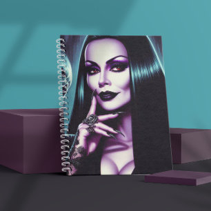 Vintage Goth-vrouw Notitieboek