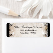 Vintage gothique Étiquette de l'orfèvrerie et des (En situation)