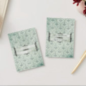 Vintage Gothique Sage Vert Mariage Foil Invitation