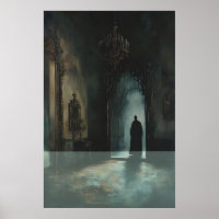 Vintage Gotische Dracula Schaduw Kunst, Geheime Ka
