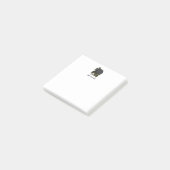 Vintage Gotische Zwarte Rozen Post-it® Notes (Schuin)