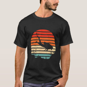 Vintage Grafische Duiker Duiken Scuba Duiker Apnoe T-shirt