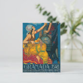 Vintage Granada Festival 1921 Carte postale Voyage (Debout devant)