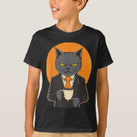 Vintage Grappige Kat Koffie Liefhebbers Humor