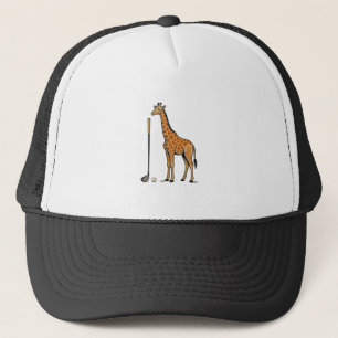 Vintage Gravure Giraffe Golf Vector T-Shirt Desi Trucker Pet