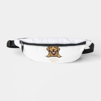 Vintage Gravure Gouden Retriever Vader Heuptasje