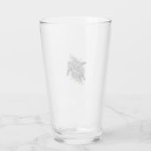 Vintage Gravure Zee Schildpad Spat Vector Design_ Glas (Achterkant)