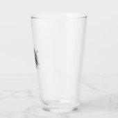 Vintage Gravure Zee Schildpad Spat Vector Design_ Glas (Links)