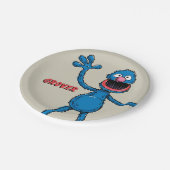 Vintage Grover Papieren Bordje (Gekanteld)