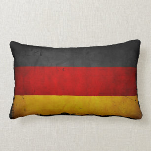Vintage Grunge Duitsland Vlag Kussen