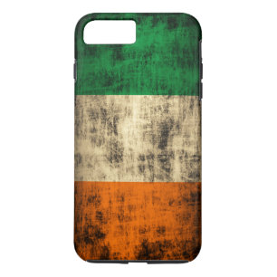 Vintage Grunge Irish Flag iPhone 8 Plus / 7 Plus Hoesje