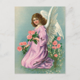 Vintage Guardian Angel Briefkaart