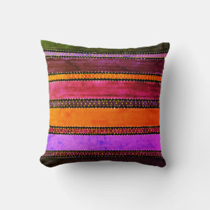 Vintage Guatemala RegenboogSierkussen Kussen