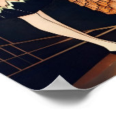 Vintage Halloween Art Deco Flapper Poster | 1920s  (Coin)