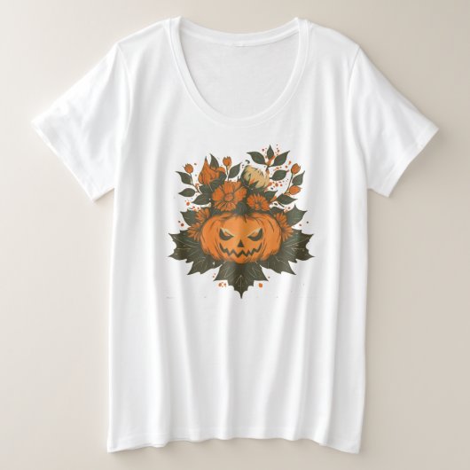 Vintage/Halloween/Automne/citrouille (Design devant)