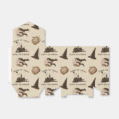 Vintage Halloween Bedankdoosjes (Uitgevouwen)