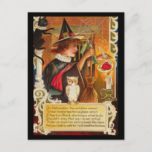 Vintage Halloween Briefkaart