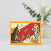 Vintage Halloween Briefkaart (Staand voorkant)