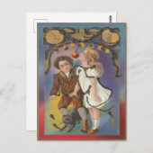 Vintage Halloween Briefkaart (Voorkant / Achterkant)