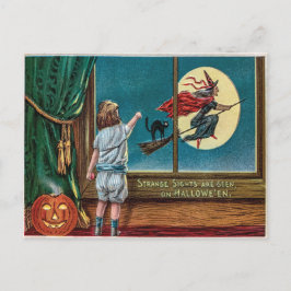 Vintage Halloween Briefkaart
