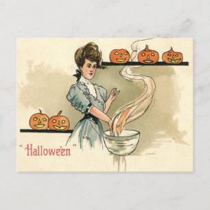Vintage Halloween Briefkaart