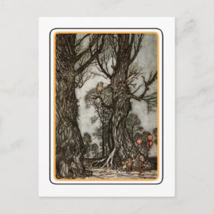 Vintage Halloween Briefkaart