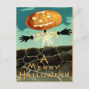 Vintage Halloween Briefkaart