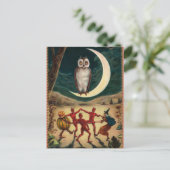 Vintage Halloween Briefkaart (Staand voorkant)