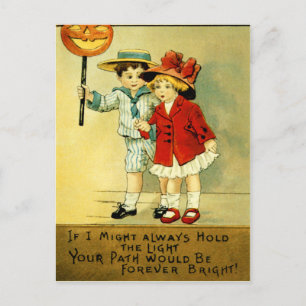 Vintage Halloween Briefkaart
