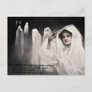 Vintage Halloween Briefkaart