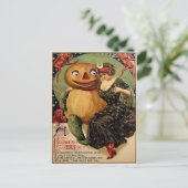 Vintage Halloween Briefkaart (Staand voorkant)