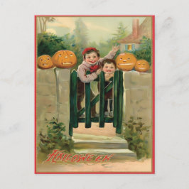 Vintage Halloween Briefkaart
