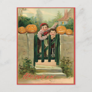 Vintage Halloween Briefkaart