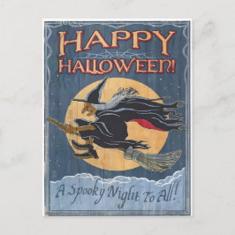 Vintage Halloween Briefkaart