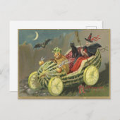 Vintage Halloween Briefkaart (Voorkant / Achterkant)