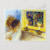 Vintage Halloween Briefkaart (Voorkant)