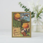 Vintage Halloween Briefkaart (Staand voorkant)