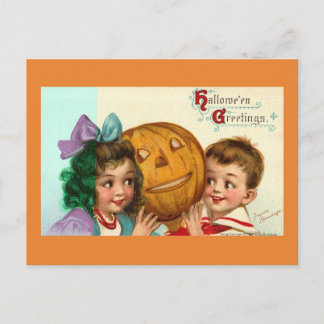 Vintage Halloween Briefkaart