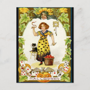 Vintage Halloween Briefkaart