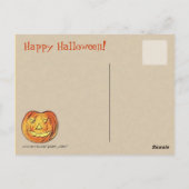 Vintage Halloween Briefkaart (Achterkant)