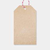 Vintage Halloween Cadeaulabel (Achterkant)