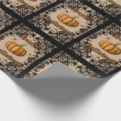 Vintage Halloween Cadeaupapier (Hoek)