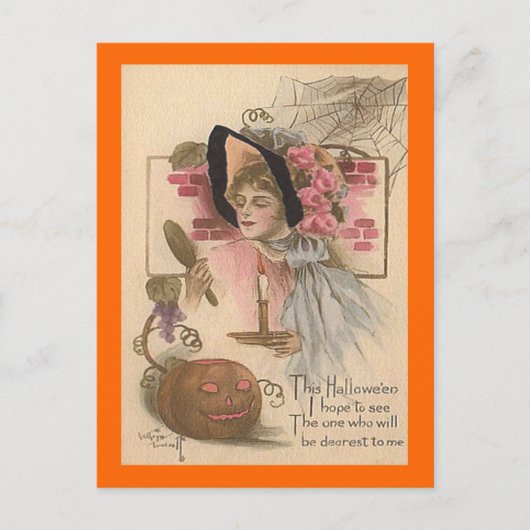 Vintage Halloween Dearest Briefkaart (Voorkant)