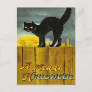 Vintage Halloween Ephemera Briefkaart