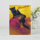 Vintage Halloween Ephemera Kaart (Staand voorkant)