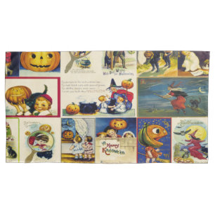 Vintage Halloween Ephemera Kussensloop