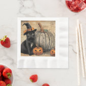 Vintage Halloween Ephemera Servet (Insitu)